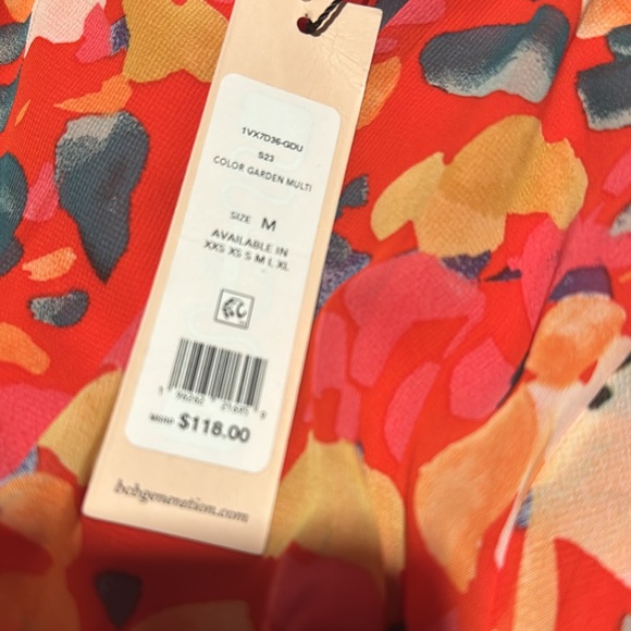 BCBG Generation dress size medium. Back cut out. Floral print - Picture 5 of 5